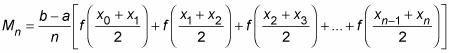 midpoint equation for multiple rectangles